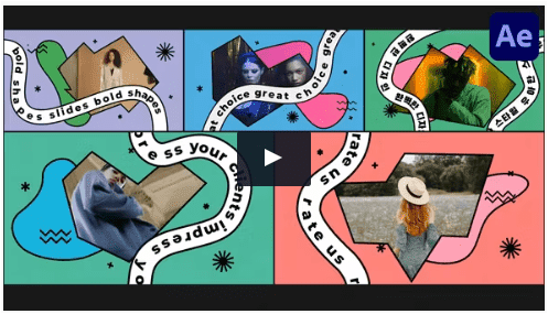 [videohive] Bold Shapes Slides for After Effects